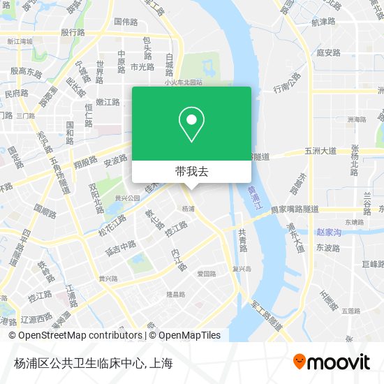 杨浦区公共卫生临床中心地图