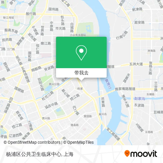 杨浦区公共卫生临床中心地图
