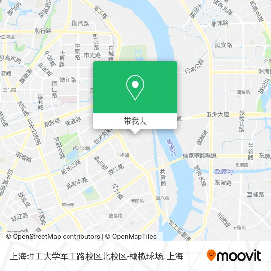上海理工大学军工路校区北校区-橄榄球场地图