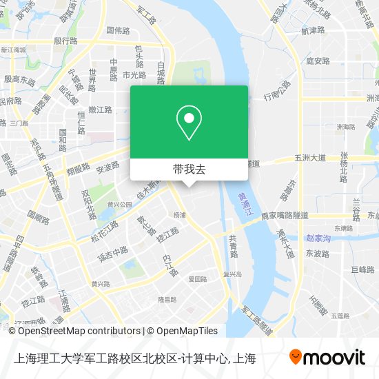 上海理工大学军工路校区北校区-计算中心地图