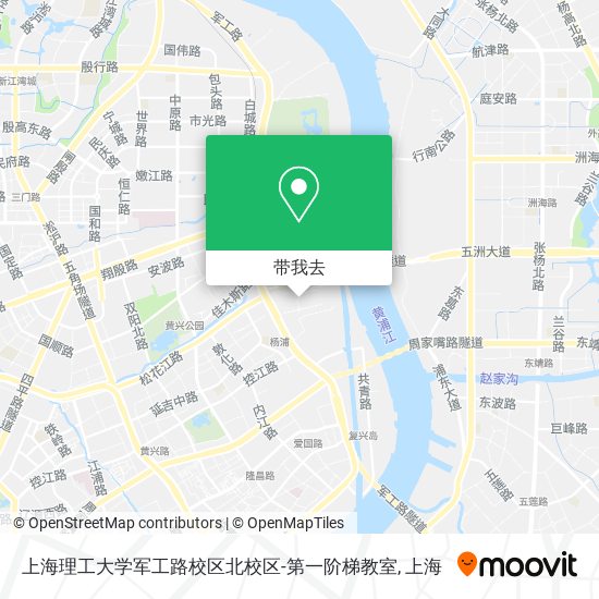 上海理工大学军工路校区北校区-第一阶梯教室地图