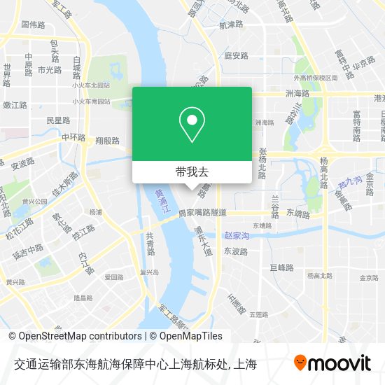 交通运输部东海航海保障中心上海航标处地图