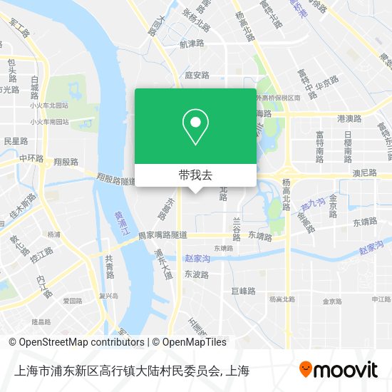 上海市浦东新区高行镇大陆村民委员会地图