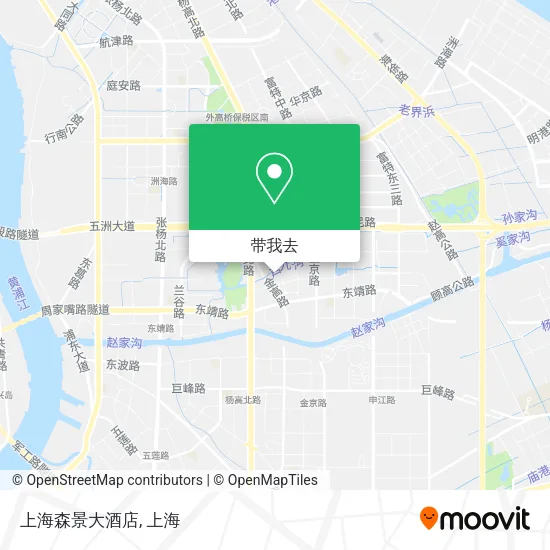上海森景大酒店地图