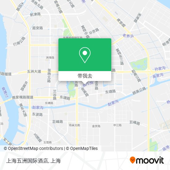 上海五洲国际酒店地图