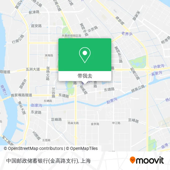 中国邮政储蓄银行(金高路支行)地图