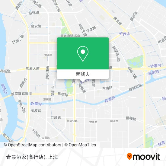 青霞酒家(高行店)地图