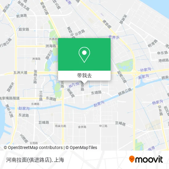 河南拉面(俱进路店)地图