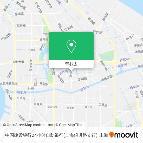中国建设银行24小时自助银行(上海俱进路支行)地图