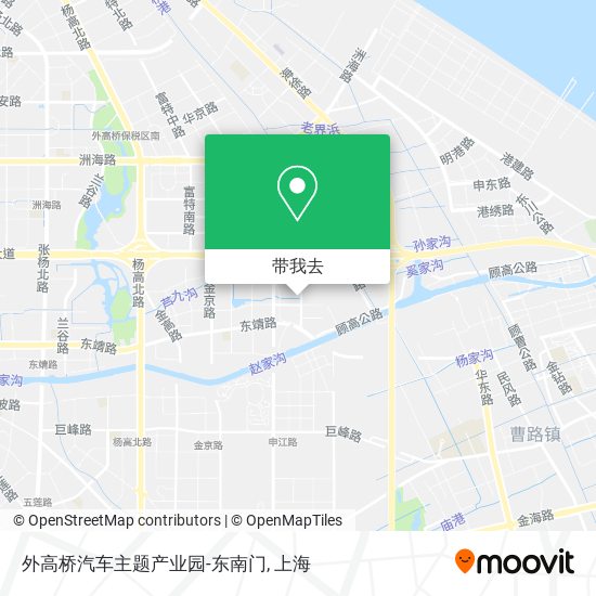 外高桥汽车主题产业园-东南门地图