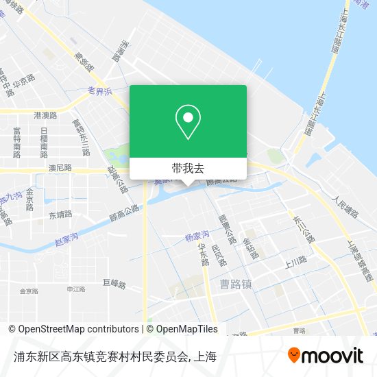 浦东新区高东镇竞赛村村民委员会地图