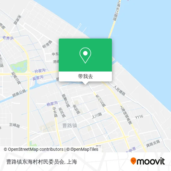曹路镇东海村村民委员会地图