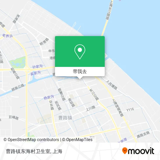 曹路镇东海村卫生室地图