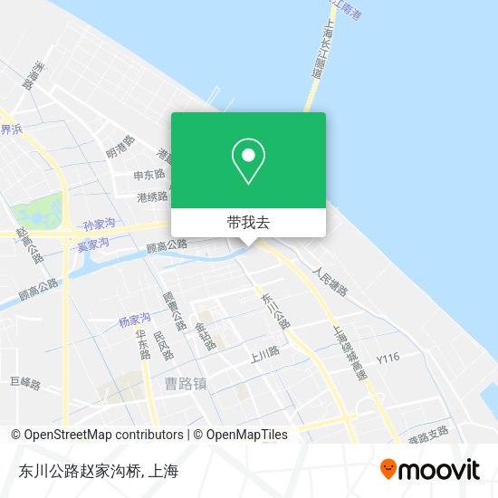 东川公路赵家沟桥地图