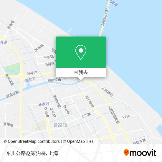 东川公路赵家沟桥地图