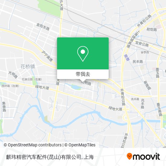 麒玮精密汽车配件(昆山)有限公司地图
