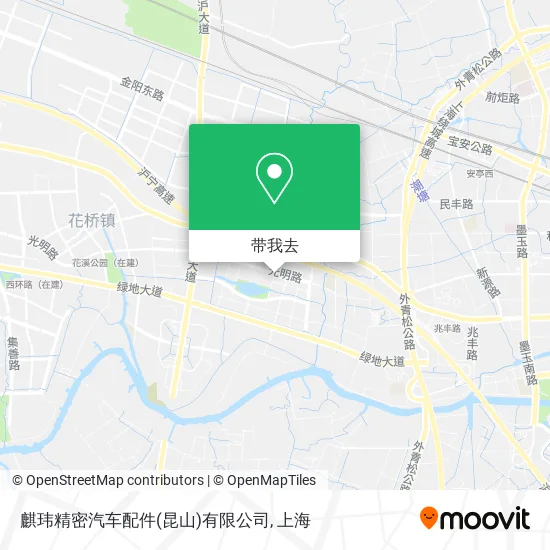 麒玮精密汽车配件(昆山)有限公司地图