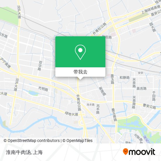 淮南牛肉汤地图