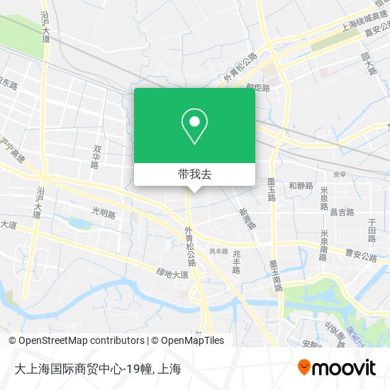 大上海国际商贸中心-19幢地图