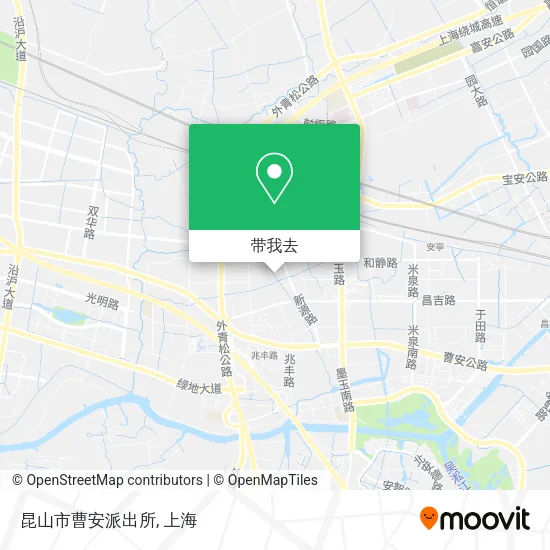 昆山市曹安派出所地图