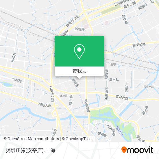 粥饭庄缘(安亭店)地图