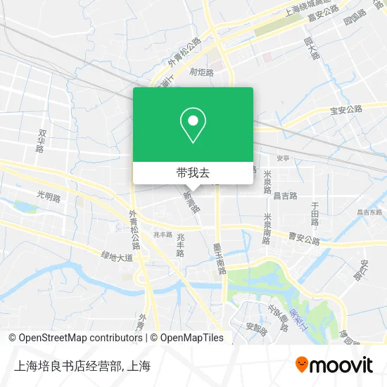上海培良书店经营部地图