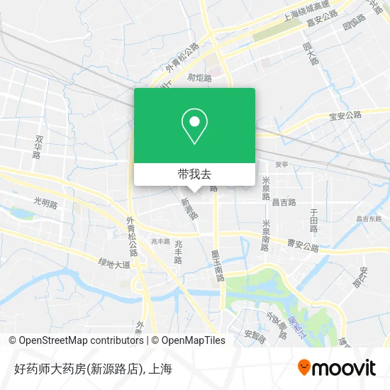 好药师大药房(新源路店)地图