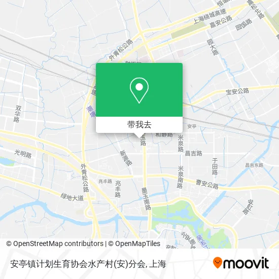 安亭镇计划生育协会水产村(安)分会地图