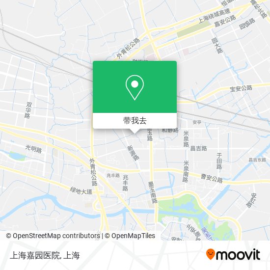 上海嘉园医院地图