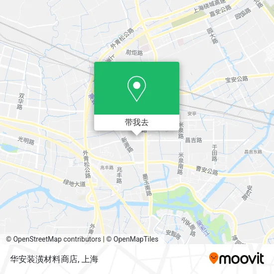 华安装潢材料商店地图