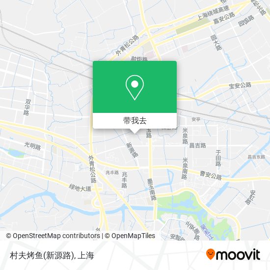 村夫烤鱼(新源路)地图