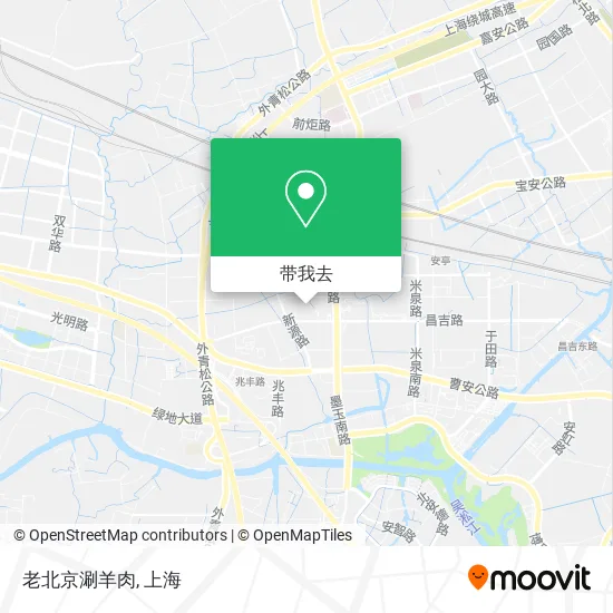 老北京涮羊肉地图
