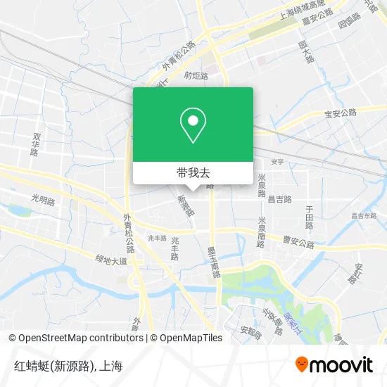 红蜻蜓(新源路)地图
