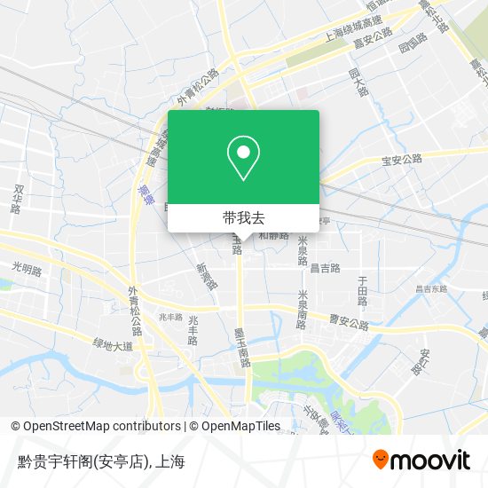 黔贵宇轩阁(安亭店)地图