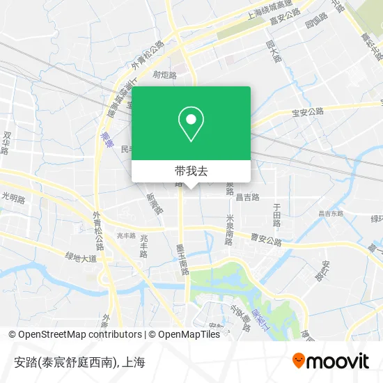 安踏(泰宸舒庭西南)地图