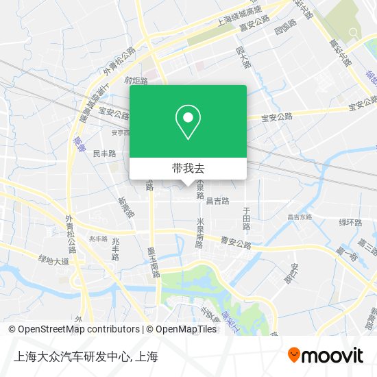 上海大众汽车研发中心地图
