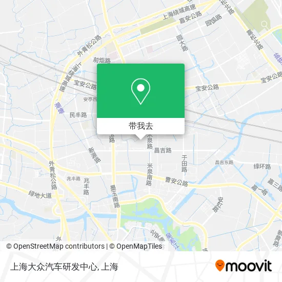 上海大众汽车研发中心地图