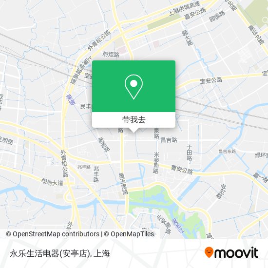 永乐生活电器(安亭店)地图