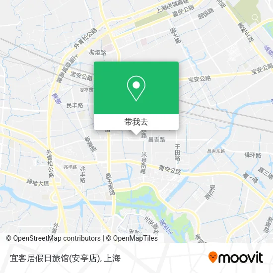 宜客居假日旅馆(安亭店)地图