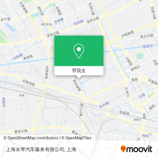 上海永琴汽车服务有限公司地图