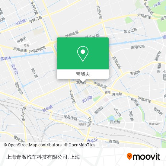 上海青潋汽车科技有限公司地图