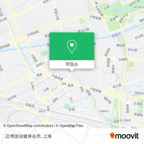迈博游泳健身会所地图