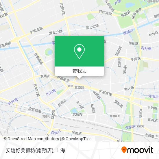 安婕妤美颜坊(南翔店)地图
