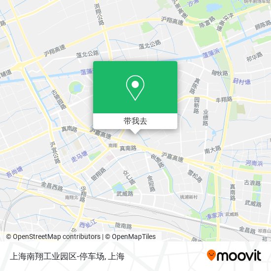 上海南翔工业园区-停车场地图