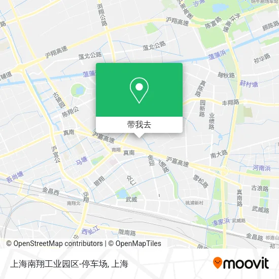 上海南翔工业园区-停车场地图