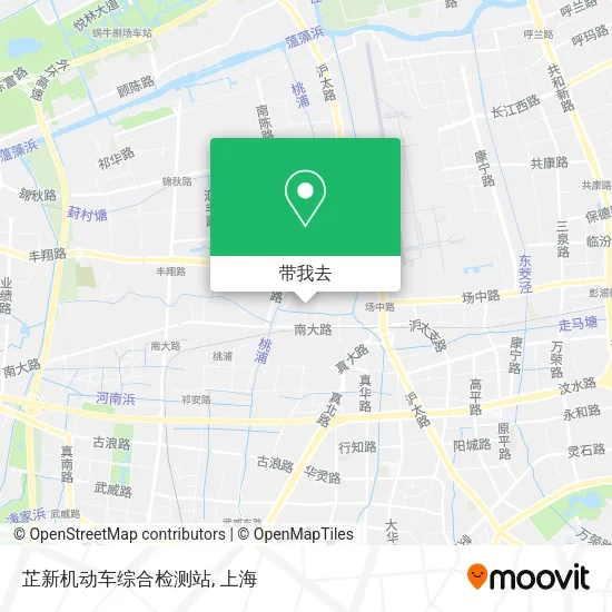 芷新机动车综合检测站地图