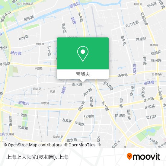上海上大阳光(乾和园)地图
