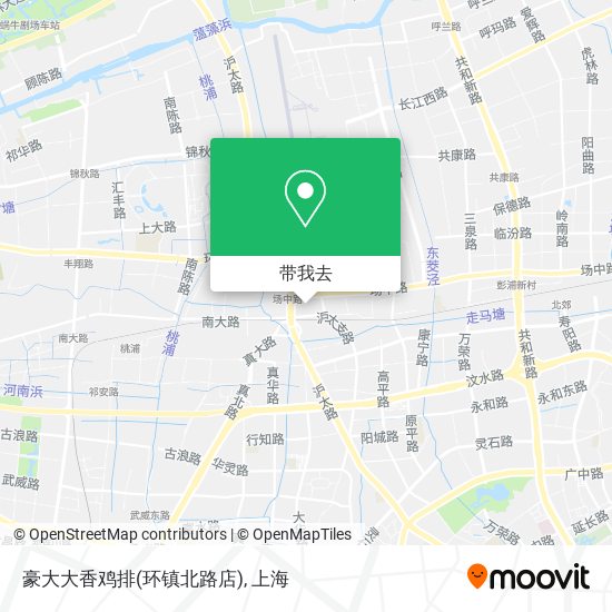 豪大大香鸡排(环镇北路店)地图