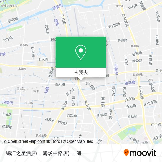 锦江之星酒店(上海场中路店)地图