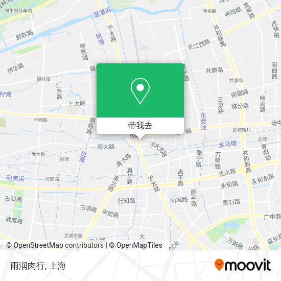 雨润肉行地图